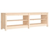 Banco para zapatos, botas, cómoda, estante, muebles de entrada, almacenamiento, 160 x 36,5 x 50 cm, mader 02_0022862