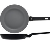 Sartén h&h supreme de aluminio con revestimiento antiadherente color pfluon negro 24 cm