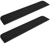 Rampas de umbral 2 uds 110x21x2,5 cm caucho vidaxl
