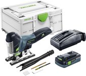 Festool carvex psc 420 ebi-plus sierra de calar sin cable - con batería de 18v 4,0 ah y cargador - 576525