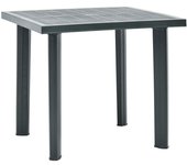 Maison exclusive - mesa de jardín de plástico verde 80x75x72 cm