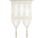 Vidaxl cortina de macramé algodón 140x240 cm