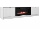 Mueble tv comfivo larmire 109, blanco, 182x48x40cm