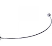 Soporte para cortinas gama pro pellet angular 1/4 círculo 1.00m x 1.00m latón cromado ø 16 mm 2 bases