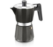 Cafetera italiana bra perfecta black 6 tazas
