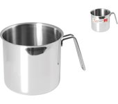 Olla de leche ecopoint de acero inoxidable de 12 cm