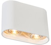 Foco moderno blanco - ronda duo