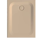 Plato de ducha rectangular betteultra 1000x750x25mm, 1650-003, color: beige bahama