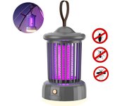 Lámpara matamosquitos - uso dual (iluminación + matamosquitos) - recargable por usb - diseño ergonómico para exteriores