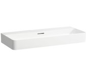 Laufen val lavabo sobre encimera, sin agujero para grifo, con rebosadero, us cerrado 950x420mm, h8162877571091, color: blanco mate