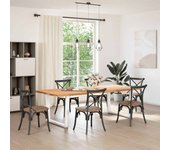 Patas mesa comedor forma v 2 uds acero blanco 100x(72-73,3)cm cfw2317289