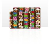Don hierro - set de 2 bandejas de servir, 42 x 29 cm y 48 x 37 cm, aptas para lavavajillas.-