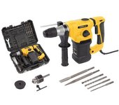 Powx1197 - martillo percutor 1500w - 7 acc.