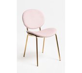 Silla lenor golden terciopelo - rosa