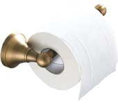 Portarrollos de papel higiénico antiguo, barra de papel de cocina, de latón, para baño y cocina, montado en la pared, bronce cepillado
