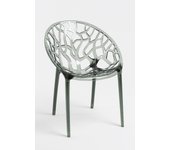 Silla nido transparente - transparente ahumada