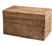 Cesta de ratán ovalada h&h 33 x 24 x 10