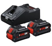 2 baterías procore18v+ 8.0ah + cargador gal 18v-160 profesional - bosch - 4053423252668