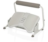 Reposapiés podi fmw con reposapiernas de plástico gris claro hjh office