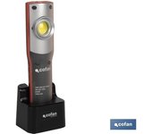 Cofan linterna led recargable frontal usb taller 10 w.1000lm/150lm 6500k