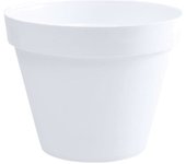 Pot de fleur rond toscane ø 60 x h.47 cm - blanc - eda