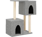 Torre de muebles para gatos, juguete para trepar, rascador, plataforma para trepar con postes rascadores 02_0022626