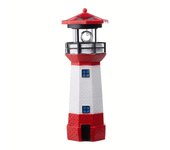 Faro solar led de 28cm con lámpara giratoria, lámpara de césped para decoración de jardín y hogar, 1 ud.