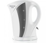 Hervidor taurus loiza 2000 w blanco/gris (1,7 l)