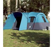 Tienda de campaña familiar túnel 16 personas impermeable azul v7424 unico / azul