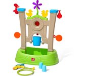 Step2 waterpark arcade juguete de agua / rueda de agua | mesa de juegos de agua para niños incl. juego de accesorios de 7 piezas | juguete de agua