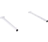 Cofan tendedero de pared abatible | juego de 2 soportes | aplicación hasta 150 cm | incluye tornillos y tacos | longitud: 50,5 cm