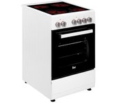 Cocina vitrocerámica teka fs5024vewh vitro blanco
