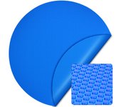 Cubierta solar piscina azul redonda ø 5m lona térmica protectora 120µ