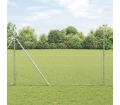 Vidaxl cerca hexagonal 1.5x100 m de acero galvanizado