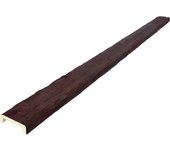 Viga imitación madera 16cm de ancho x 5cm de alto x 3m de largo color nogal oscuro decorativa de poliuretano vu0011-no