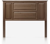 Cabecero de cama de madera guadiana | cama de 105 | pino | color nogal | pejecar