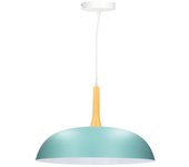 Lámpara colgante serie kaseli e27 ø500mm azul