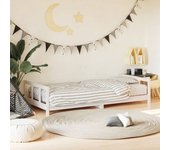 Estructura de cama para niños madera de pino blanco 90x200 cm v4457 90 x 200 cm / blanco