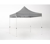 Carpa plegable 3x3 master - gris - impermeable - cenador ideal para camping, eventos, jardín, playa
