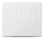 New york cabecero de cama. polipiel. alto: 130 cm (para 135 o 150) blanco 150x130 cm