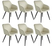 Tectake 6 sillas acolchadas