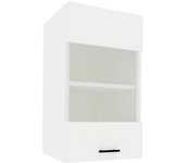 Mueble alto haaus karo, 1 puerta de cristal, blanco, 40 x 30 x 60 cm