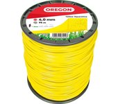 Hilo para desbrozadora cuadrado nylon amarillo ø 4.0mm/95m oregon 69-479-y