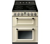 Cocina inducción smeg tr62ip2 crema 60cm 4f