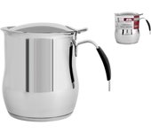 Cafetera omnia de acero inoxidable, color plateado, 10 tazas