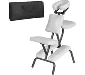 Tectake silla de masajes de poli piel