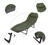 Tumbona de carpa, silla plegable de pesca, silla de pesca, reclinable ajustable, plegable, transpirable, de alta calidad para exteriores