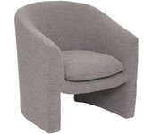 Atmosphera - sillón kunjo - rizado - gris ratón