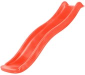 Axi sky175 tobogán rojo con conexion de agua - 175 cm | elemento adicional para torre de juegos infantiles | tobogán de agua / tobogán adicional para