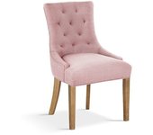 Silla roya tela rosa, dimensiones h93 x l56 x p60, ideal para tu cocina o comedor.